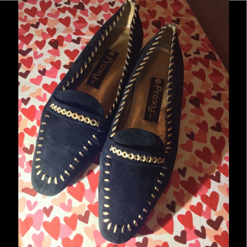 Proxy suede loafers size 9 1/2